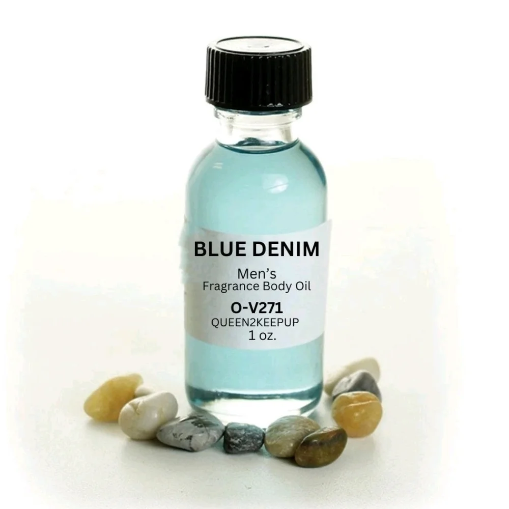 Blue Denim (Men) Body Oil 1 oz Fragrance All Natural Scent